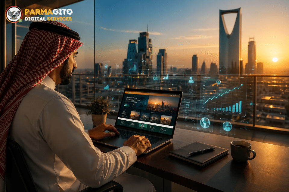 التحول الرقمي في السعودية مع نمو الأعمال من خلال المواقع الاحترافية