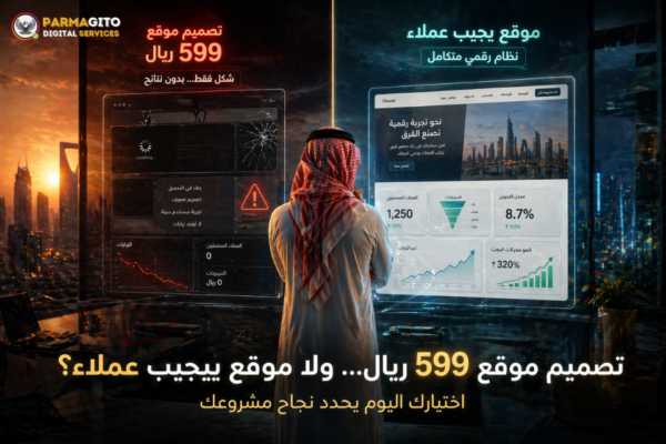 تصميم موقع 599 ريال مقابل موقع احترافي يجذب العملاء ويحقق نتائج في السعودية