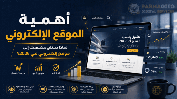 أهمية الموقع الإلكتروني لنمو مشروعك في 2026 أهمية الموقع الإلكتروني في 2026 لنمو المشاريع وزيادة العملاء
